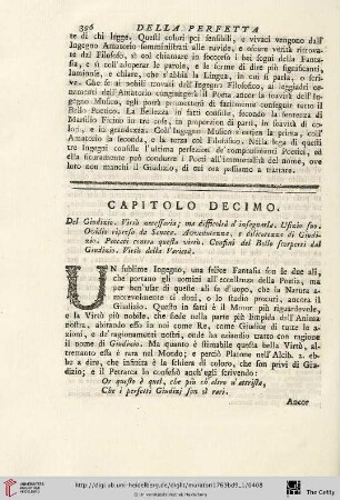 Capitolo decimo