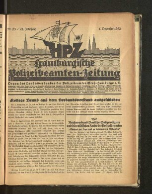 Nr. 23 / 22. Jahrgang 1. Dezember 1932