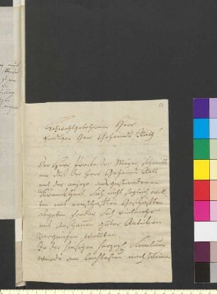 Brief von Doell, Friedrich Wilhelm Eugen an Goethe, Johann Wolfgang von