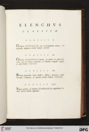 Elenchus classium