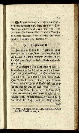 Der Fürstenbrunn.