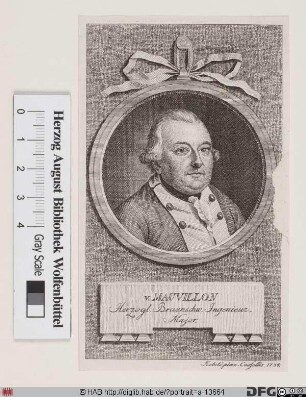 Bildnis Jacob Mauvillon