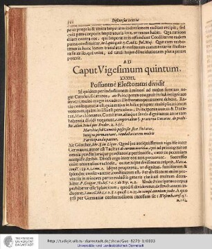 Ad Caput Vigesimum quintum.