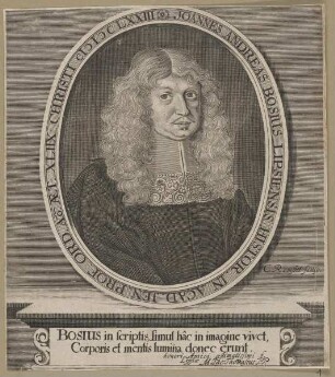 Bildnis des Joannes Andreas Bosius