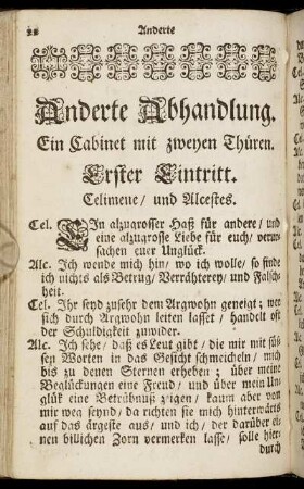 Anderte Abhandlung.