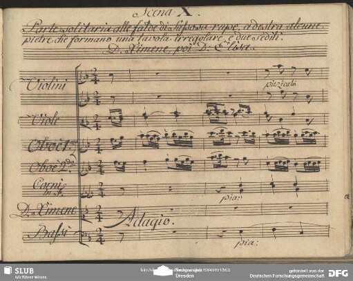Cavatina: "Miei sospiri che intorno volate"