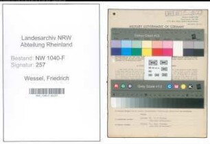 Entnazifizierung Friedrich Wessel , geb. 23.07.1904 (Zollbeamter)