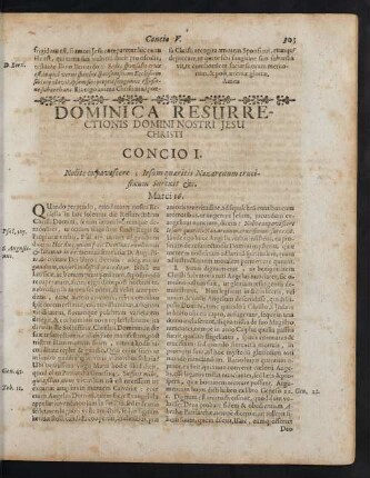 Dominica Resurrectionis Domini Nostri Jesu Christi