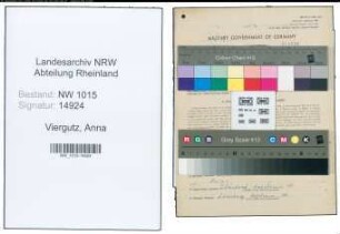 Entnazifizierung Anna Viergutz , geb. 07.01.1889 ()