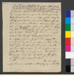 Brief von Goethe, August von an Goethe, Johann Wolfgang von