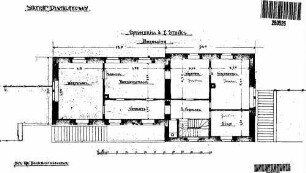 Distelhausen: Empfangsgebäude Grundriss 1.Stock