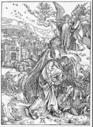 Offenbarung des Johannes: Der Engel mit dem Schlüssel zum Abgrund (aus der Apokalypse, Nachdruck?)