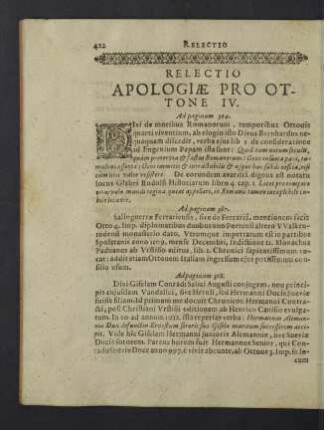Relectio Apologiae pro Ottone IV.