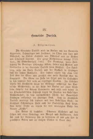 IV. Gemeinde Darfeld