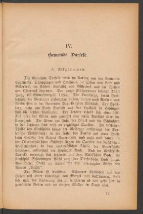 IV. Gemeinde Darfeld