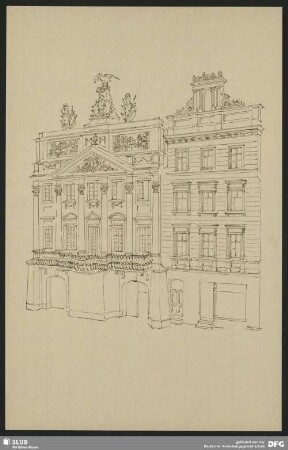 Adelshof am Alten Markt aus dem 18. Jahrhundert
