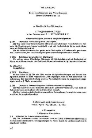 1. Strafgesetzbuch (Auszug)