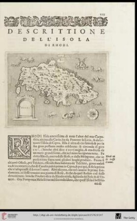 Descrittione dell‘ Isola di Rhodi
