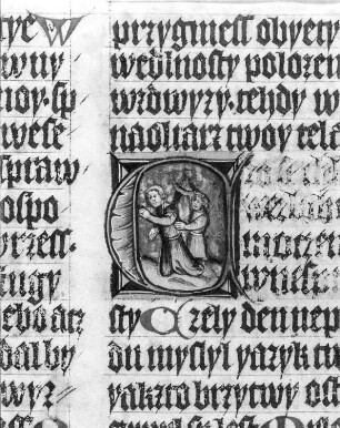 fol. 46r, Initiale mit Text