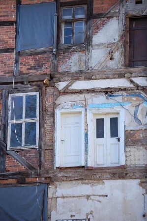 Desolates Haus, Rückseite Bockstraße
