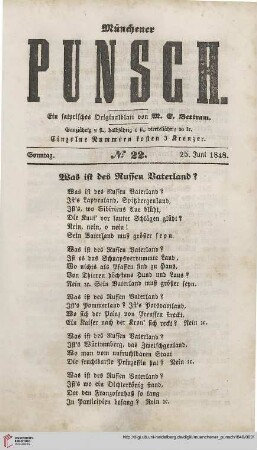 No. 22 (25. Juni 1848)