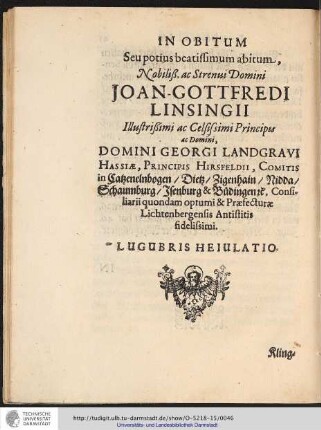 IN OBITUM Seu potius beatissimum abitum, ...
