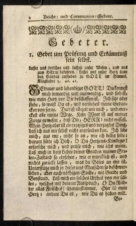 1-64, Gebeter.