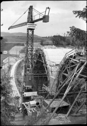 Klagenfurt: Brückenbau der Reichsstraße 333 bei Klagenfurt, über Mühlgraben