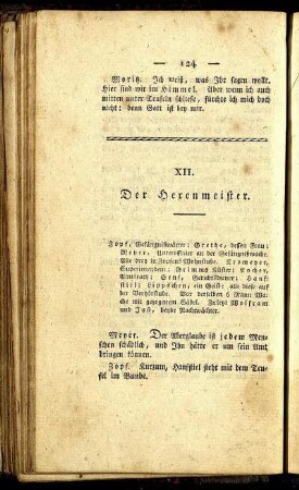 XII. Der Hexenmeister.