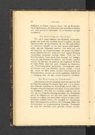 Die Beziehung zur Trunksucht.