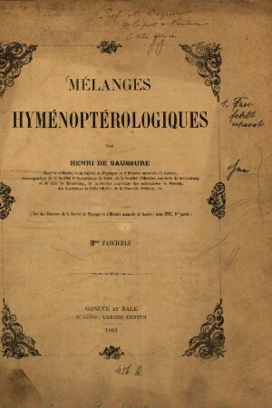 Mélanges hyménoptérologiques. 2