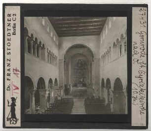 Gernrode, Stiftskirche St. Cyriakus : Innenansicht, Blick nach O