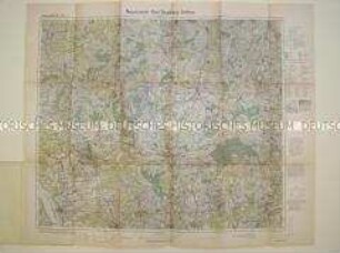 Karte des Gebietes von Neumünster, Bad Segeberg und Itzehoe