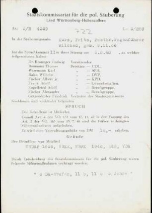 Kurz, Fritz