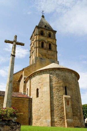 Frankreich. Bourgogne. Saone et Loire. Vareilles. Romanische Kirche