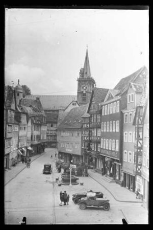 Marktplatz Blickrichtung Stiftskirche