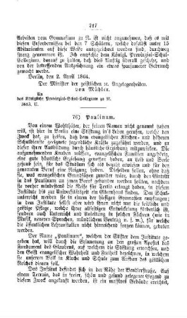 Paulinum : [III. Gymnasien und Realschulen]
