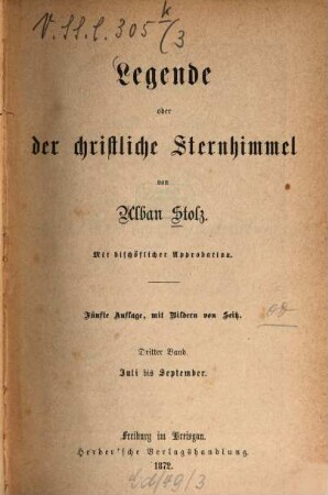 Legende oder Der christliche Sternhimmel, 3