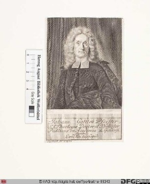 Bildnis Johann Gottlob Pfeiffer