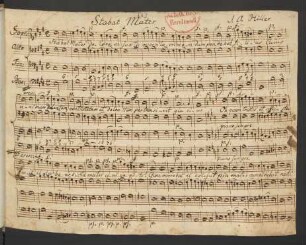 Stabat mater; V (4), bc; E-Dur