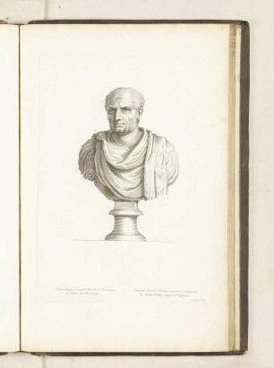 Buste antique de marbre, d'un Consul Romain. au Palais des Thuilleries.