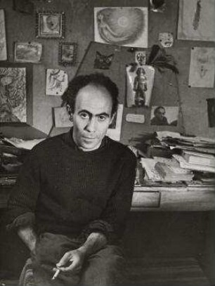 Michael Hertz in seinem Atelier in der "Ruche"