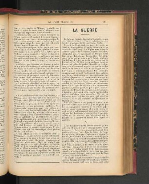 La Guerre.