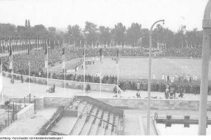 Dresden, Rudolf-Harbig-Stadion, Stadion-Einweihung, 18. September 1951
