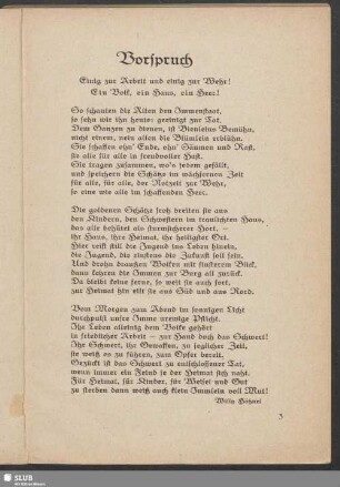 Vorspruch