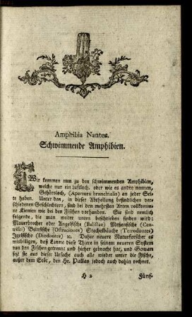 Amphibia Nantes. Schwimmende Amphibien.