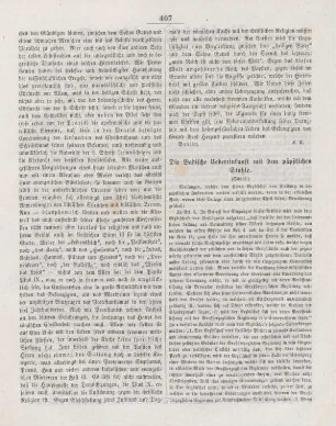 407-408 Die Badische Uebereinkunft mit dem päpstlichen Stuhle : Schluß