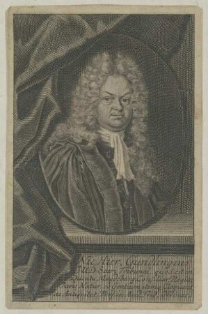 Bildnis des Nikolaus Hieronymus Gundling