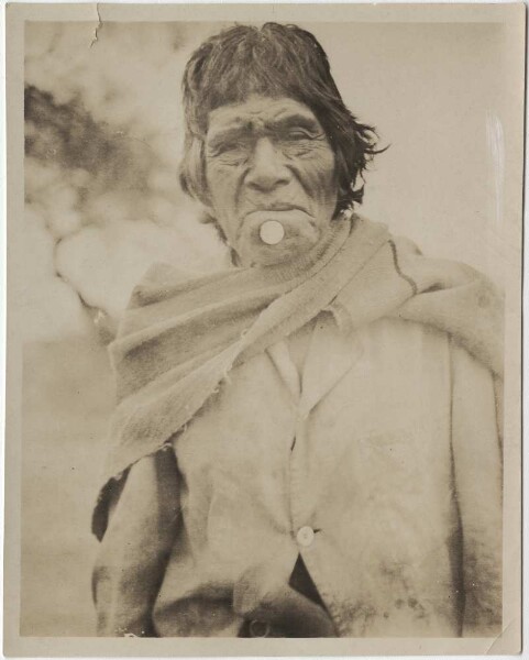 Chiriguano Indian with lip peg