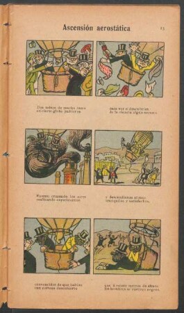 Ascensión aerostática - [Cómic]